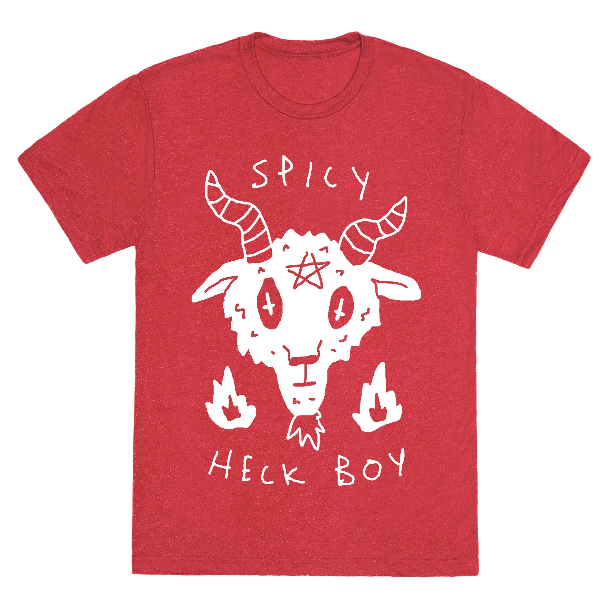 Spicy Heck Boy Satan Unisex Triblend Tee